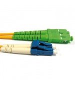 Patchcord FO duplex LC-SC/APC 9/125um SM, 0,5m, OS2