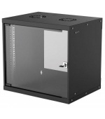 Intellinet 19" BASIC rozvaděč 9U/400mm, černý, rozložený flatpack