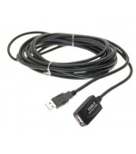 PremiumCord USB 2.0 repeater a prodlužovací kabel A/M-A/F 5m