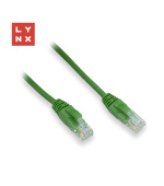 LYNX UTP patch kabel Cat5e, PVC, CCA, 5m, zelený