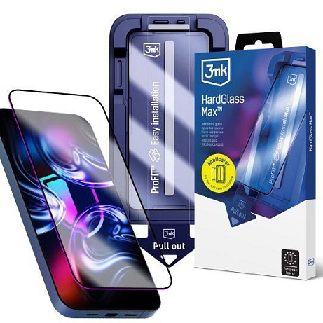 3mk tvrzené sklo HardGlass Max pro Apple iPhone 16 Pro/ 17