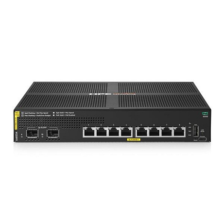 HPE Aruba Networking CX 6000 8p 10M/100M/1G Class4 PoE 2p SFP 1G 67W Switch