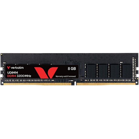 VERBATIM UDIMM DDR4 8GB 3200MHz Single Pack without Heatsink