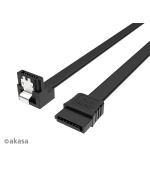 AKASA - Proslim SATA kabel 90° - 100 cm