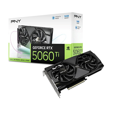PNY VGA Nvidia GeForce RTX 5060 Ti 16GB Dual Fan, RTX 5060 Ti, 16GB GDDR7, 3xDP, 1xHDMI