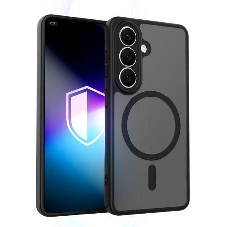 3mk ochranný kryt Misty MagCase Black pro Samsung Galaxy S26