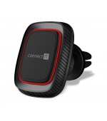 CONNECT IT InCarz 4Strong360 CARBON univerzální magnetický držák do auta, 4 magnety, červený