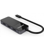 PremiumCord USB-C (DP1.4) na 3x DP1.4 MST 8K Adapter extended, mirror, duplicate režimy zobrazení na třech monitorech