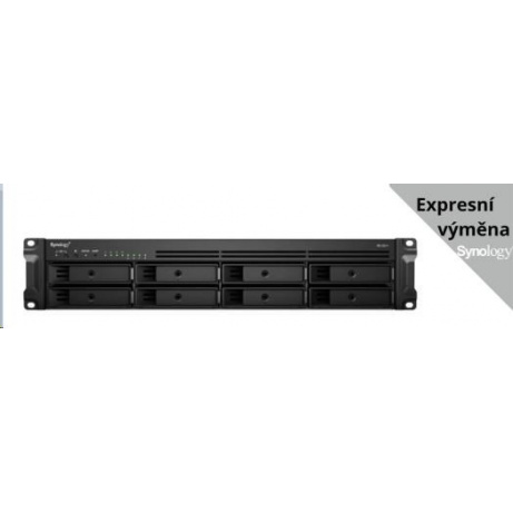 Synology RS1221+ RackStation (4C/Ryzen V1500B/2,2GHz/4GBRAM/8xSATA/2xUSB3.2/4xGbE/1xPCIe)