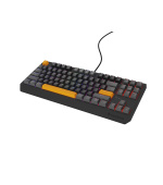 Genesis herní klávesnice THOR 230/TKL/RGB/Outemu Red/Drátová USB/US layout/Anchor Positive Šedá