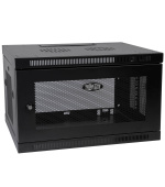 Skříň SmartRack 6U, Mini Rack, Š=600mm, Hl=550mm, hloubka pro přepínače, montáž na stěnu