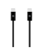 OBAL:ME Super Fast USB-C/USB-C Pletený kabel 100W 2m Black