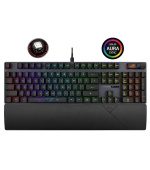ASUS klávesnice ROG STRIX SCOPE II, mechanická, drátová, ROG RX RED / PBT, US