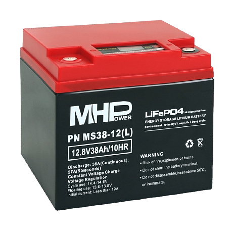 MHPower MS38-12(L) Lithium baterie LiFePO4 12V/38A