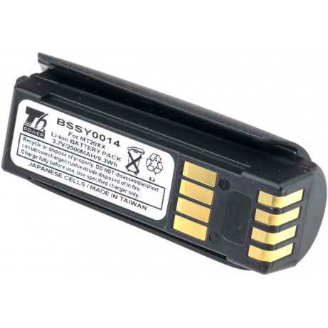 Baterie T6 Power pro Symbol Motorola Zebra MT2000, MT2070, MT2090, 2500mAh, 9,3Wh, Li-ion
