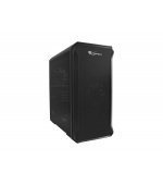 Počítačová skříň Genesis IRID 503 V2/Micro Tower/Transpar./Černá