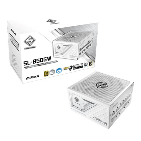 ASROCK zdroj SL-850GW,850W, 80Plus Gold, 135 mm, ATX 3.1
