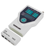 Intellinet Cable Tester, 5-in-1, RJ45, RJ11, USB, Firewire, BNC