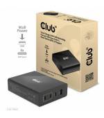 Club3D cestovní nabíječka 132W GAN technologie, 4xUSB-A a USB-C, PD 3.0 Support