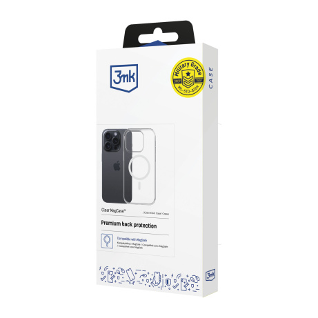 3mk ochranný kryt Clear MagCase pro Samsung Galaxy S26 Ultra