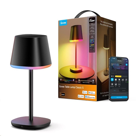 Govee Table Lamp Classic S RGBICWW stolní lampa, Matter