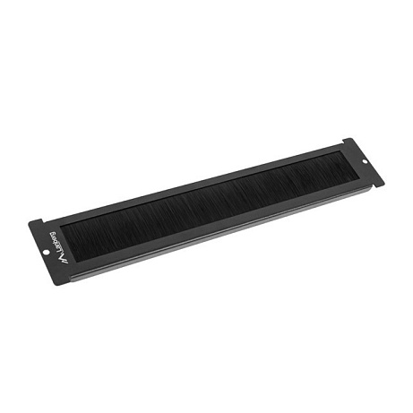 19" VOLNĚ STOJÍCÍ (FF01 S LCD PANELEM) KABELOVÝ VSTUP KARTÁČOVÝ PANEL ČERNÝ LANBERG AK-1106-B