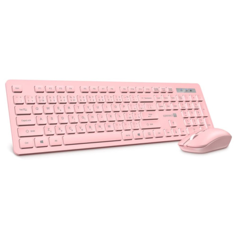 CONNECT IT Set Klávesnice+myš Wireless FashionCombo2, bezdrátová, růžová