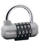 Master Lock Kombinační visací zámek horizontální 1520EURD - - šedý