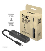 Club3D Adaptér USB-C na HDMI 8K60Hz/4K120Hz, Active Adapter M/F, PD 3.0, HDR10+ a DSC 1.2