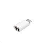 WG - Adaptér Micro USB (female) na Type-C (male), bílá
