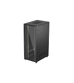 19" VOLNĚ STOJÍCÍ RACKOVÁ SKŘÍŇ 42U 800X1200 ČERNÉ SKLENĚNÉ DVEŘE LANBERG (PLOCHÉ BALENÍ)