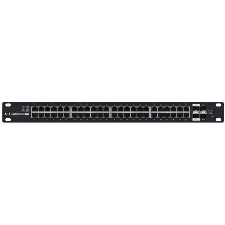 UBNT EdgeSwitch ES-48-500W [70Gbps, 500W, aktivní (802.3af/at) i pasivní (24V) PoE, 2xSFP, 2xSFP+, L2/L3]