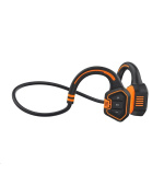 EVOLVEO bezdrátová sluchátka BoneSwim MP3 16GB, na lícní kosti, oranžová