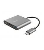 TRUST adaptér DALYX, 3-in-1, USB-C
