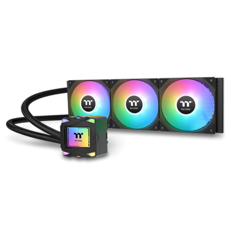 THERMALTAKE Vodní chladič LA360 ARGB, 3x120mm ARGB, LGA1851, AM5, černá