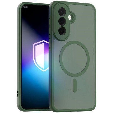 3mk ochranný kryt Misty MagCase Green pro Samsung Galaxy A37