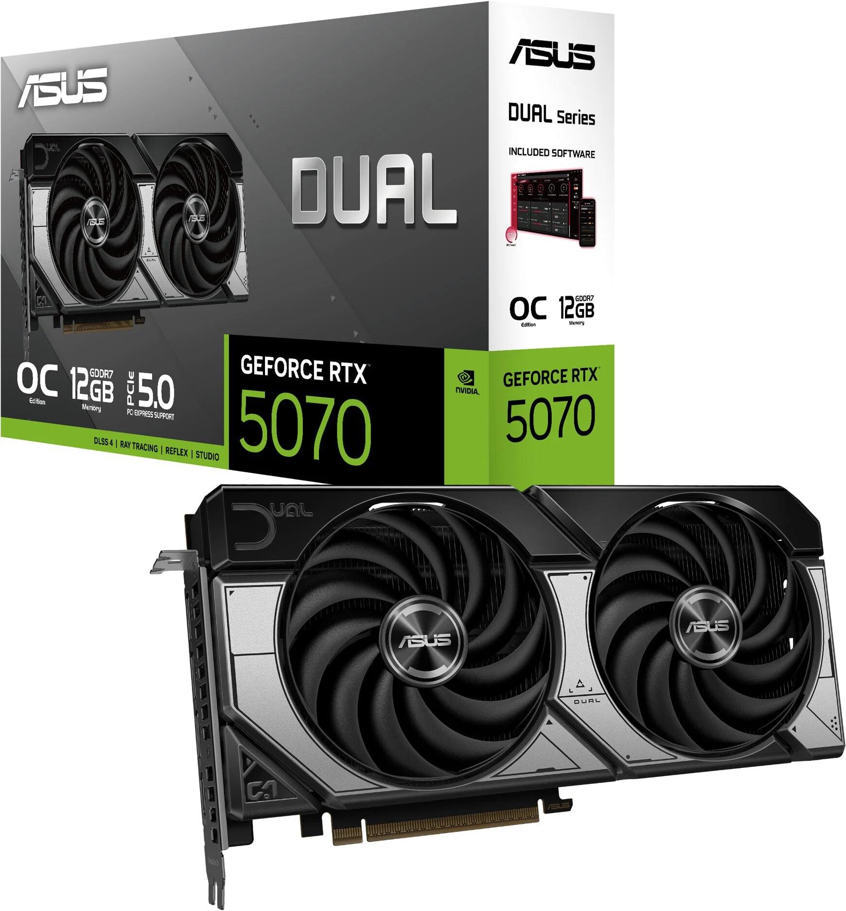 ASUS DUAL GeForce RTX 5070 12 GB GDDR7